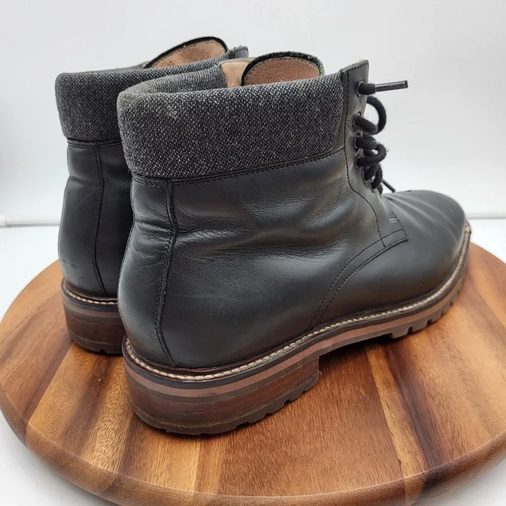 Warfield &‎ Grand Chukka Boots Mens Size 11.5 Black Leather Allen Dress Boots